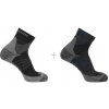 Salomon ponožky X Ultra Access Quarter 2 anthracite black S Salomon ponožky X Ultra Access Quarter 2 anthracite black S