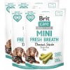 BRIT CARE MINI MAŠKRTY SVIEŽI DYCH Zubné tyčinky Svieži dych 7 ks 120 g