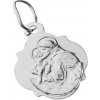 Argento Strieborný prívesok - sv. František 85726 Argento Strieborný prívesok - sv. František 85726