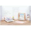 Goki Drevený nábytok pre bábiky Štýlová spálňa 18 Goki Drevený nábytok pre bábiky Štýlová spálňa 18