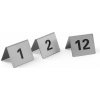 Hendi Informačná tabuľka s číslom, HENDI, Čísla 1-12, 50x35x(H)40mm Hendi Informačná tabuľka s číslom, HENDI, Čísla 1-12, 50x35x(H)40mm