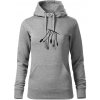 Konektory - Mikina dámská Cape s kapucí - 2XL ( Tmavosivý melír ) Konektory - Mikina dámská Cape s kapucí - 2XL ( Tmavosivý melír )