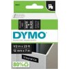 Samolepiaca páska Dymo D1 12 mm čierna/biela Samolepiaca páska Dymo D1 12 mm čierna/biela