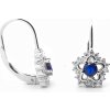 Šperk Holíč | Strieborné kamienkové náušnice ,,tmavo modré hviezdy Šperk Holíč | Strieborné kamienkové náušnice ,,tmavo modré hviezdy