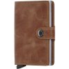 Secrid Miniwallet Vintage - Cognac & Silver