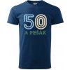 50 a fešák - Klasické pánske tričko vyššej gramáže - 2XL ( Polnočná modrá ) 50 a fešák - Klasické pánske tričko vyššej gramáže - 2XL ( Polnočná modrá )