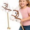 HOBBY HORSE VEĽKÝ KÔŇ NA PALICI PLYŠOVÝ KONÍK NA BATÉRIE BIELY HOBBY HORSE VEĽKÝ KÔŇ NA PALICI PLYŠOVÝ KONÍK NA BATÉRIE BIELY