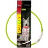 DF obojok LED nylon zelený 65 cm DF obojok LED nylon zelený 65 cm