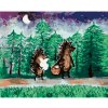 Diamondi Diamantové maľovanie - JEŽKO S KAMARÁTOM NA HRÍBOCH Rámovanie: vypnuté plátno na rám, Rozmer: 40x50 cm Diamondi Diamantové maľovanie - JEŽKO S KAMARÁTOM NA HRÍBOCH Rámovanie: vypnuté plátno na rám, Rozmer: 40x50 cm