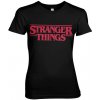 A.B. Dámské tričko Stranger Things Logo černá