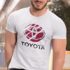 Tričko s potlačou TOYOTA Pánsky Biela 4XL Tričko s potlačou TOYOTA Pánsky Biela 4XL