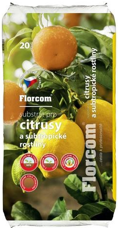 Florcom Substrát pre citrusy a subtropické rastliny 20 L