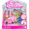 Barbie Mini BarbieLand Plážový kabriolet - Súprava: auto a miniatúrna bábika Barbie Mini BarbieLand Plážový kabriolet - Súprava: auto a miniatúrna bábika