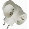 PREMIUMCORD Rozvádzač 230V 10A, 3x okrúhla zásuvka, biely ppr02 PremiumCord PREMIUMCORD Rozvádzač 230V 10A, 3x okrúhla zásuvka, biely ppr02 PremiumCord