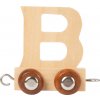 small foot Dřevěný vláček vláčkodráhy abeceda písmeno B small foot Dřevěný vláček vláčkodráhy abeceda písmeno B