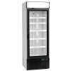 TEFCOLD Presklená chladiaca skriňa | NC 2500 G | 412 l – biela – reklamný panel LED TEFCOLD TEFCOLD Presklená chladiaca skriňa | NC 2500 G | 412 l – biela – reklamný panel LED TEFCOLD