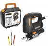 Priamočiara píla Worx WX463 550 W vrátane kufra a príslušenstva Priamočiara píla Worx WX463 550 W vrátane kufra a príslušenstva