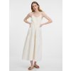 ORSAY Krémové dámske midi šaty 44 ORSAY Krémové dámske midi šaty 44