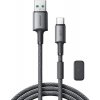 Joyroom USB-A na USB-C s magnetickým úchytom 1,2m - šedý S-A50C Joyroom USB-A na USB-C s magnetickým úchytom 1,2m - šedý S-A50C