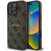 Guess PU kožený zadný kryt 4G Colored Ring MagSafe pre iPhone 16 Pro Max Brown Guess PU kožený zadný kryt 4G Colored Ring MagSafe pre iPhone 16 Pro Max Brown
