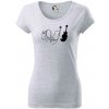 Mačka a gitara WC - Dámske tričko Pure - XS ( Svetlosivý melír ) Mačka a gitara WC - Dámske tričko Pure - XS ( Svetlosivý melír )
