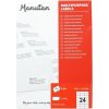 Samolepiace etikety Manutan Expert, 7 x 3,7 cm Samolepiace etikety Manutan Expert, 7 x 3,7 cm