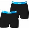 Lonsdale 2 Pack Boxer pánske šortky Black/Brt Blue Small Lonsdale 2 Pack Boxer pánske šortky Black/Brt Blue Small