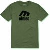 pánske tričko ETNIES ICON E TEE Military L pánske tričko ETNIES ICON E TEE Military L