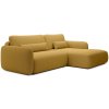 Wilsondo Rohová rozkladacia sedačka Lossa - horčicová Strana: Pravá Wilsondo Rohová rozkladacia sedačka Lossa - horčicová Strana: Pravá