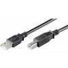 PremiumCord Kábel USB 2.0, A-B, 1m, čierny PremiumCord Kábel USB 2.0, A-B, 1m, čierny