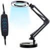 MG FX310 LED stolná lampa s lupou, čierna MG FX310 LED stolná lampa s lupou, čierna