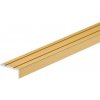 Cezar Profil AL schodový 25x10 mm elox Zlato 2,7 m Cezar Profil AL schodový 25x10 mm elox Zlato 2,7 m