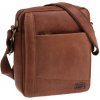 Sendi Design pánska kožená taška crossbody T-737 koňaková