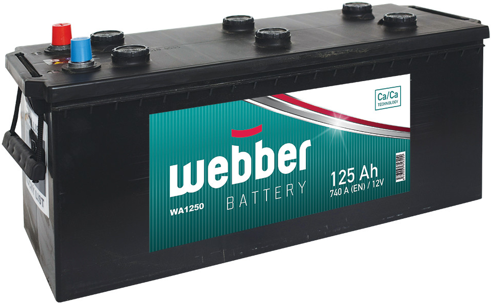 WEBBER 12V 125 Ah 740A WA1250