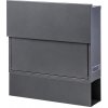 Kovoinoxshop Poštová schránka (410x430x102mm),list: B4 Farba: Grafit RAL7021 Kovoinoxshop Poštová schránka (410x430x102mm),list: B4 Farba: Grafit RAL7021