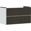 Hansgrohe Xevolos E Umývadlová skrinka, 98x58x48 cm, 2 zásuvky, matná biela/textilná tmavá sivá 54181660-HG Hansgrohe Xevolos E Umývadlová skrinka, 98x58x48 cm, 2 zásuvky, matná biela/textilná tmavá sivá 54181660-HG