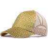 Dámska šiltovka trblietavá – zlatá Dámska šiltovka trblietavá – zlatá
