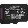 Kingston MicroSDXC 512GB Canvas Select Plus SDCS3/512GBSP Kingston MicroSDXC 512GB Canvas Select Plus SDCS3/512GBSP