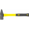 Kladivo Strend Pro HM112 1500 g, zámečnické kladivo, sklolaminátová rukojeť, TPR Kladivo Strend Pro HM112 1500 g, zámečnické kladivo, sklolaminátová rukojeť, TPR