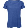 B&C | Triblend /women, Dámske tričko, modrá heather royal, S B&C | Triblend /women, Dámske tričko, modrá heather royal, S