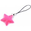Reflexný prívesok / tiahlo hviezda - 1 ks 4 (08) ružová reflexná Reflexný prívesok / tiahlo hviezda - 1 ks 4 (08) ružová reflexná