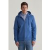 Gant REG SHIELD FULL ZIP HOODIE modrá