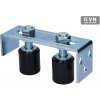 Horné vedenie brány 165 x 90 x 55 mm, šírka 32,5 - 71,5 mm