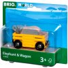 Brio 33969 Slon a vagónik