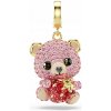 Charms SWAROVSKI prívesok Idyllia ružový medvedík 5738357 Charms SWAROVSKI prívesok Idyllia ružový medvedík 5738357