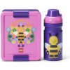 LEGO Bee desiatový set (fľaša a box) - fialová LEGO Bee desiatový set (fľaša a box) - fialová