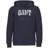 Gant Mikiny ARCH SCRIPT HOODIE Námornícka modrá Gant Mikiny ARCH SCRIPT HOODIE Námornícka modrá