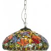 Tiffany luster do obývačky COLOURS Ø40 Tiffany luster do obývačky COLOURS Ø40