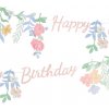 Meri Meri Girlanda Happy Birthday Floral Pink Meri Meri Girlanda Happy Birthday Floral Pink