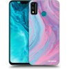 Picasee silikónový prehľadný obal pre Honor 9X Lite - Pink liquid Picasee silikónový prehľadný obal pre Honor 9X Lite - Pink liquid